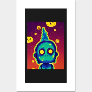 Ghost Halloween T-Shirt Posters and Art